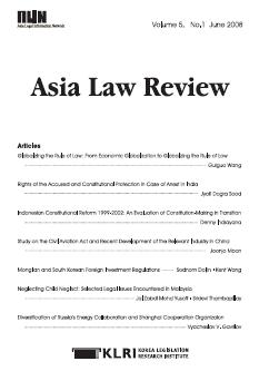 Asia Law Review_June 2008
